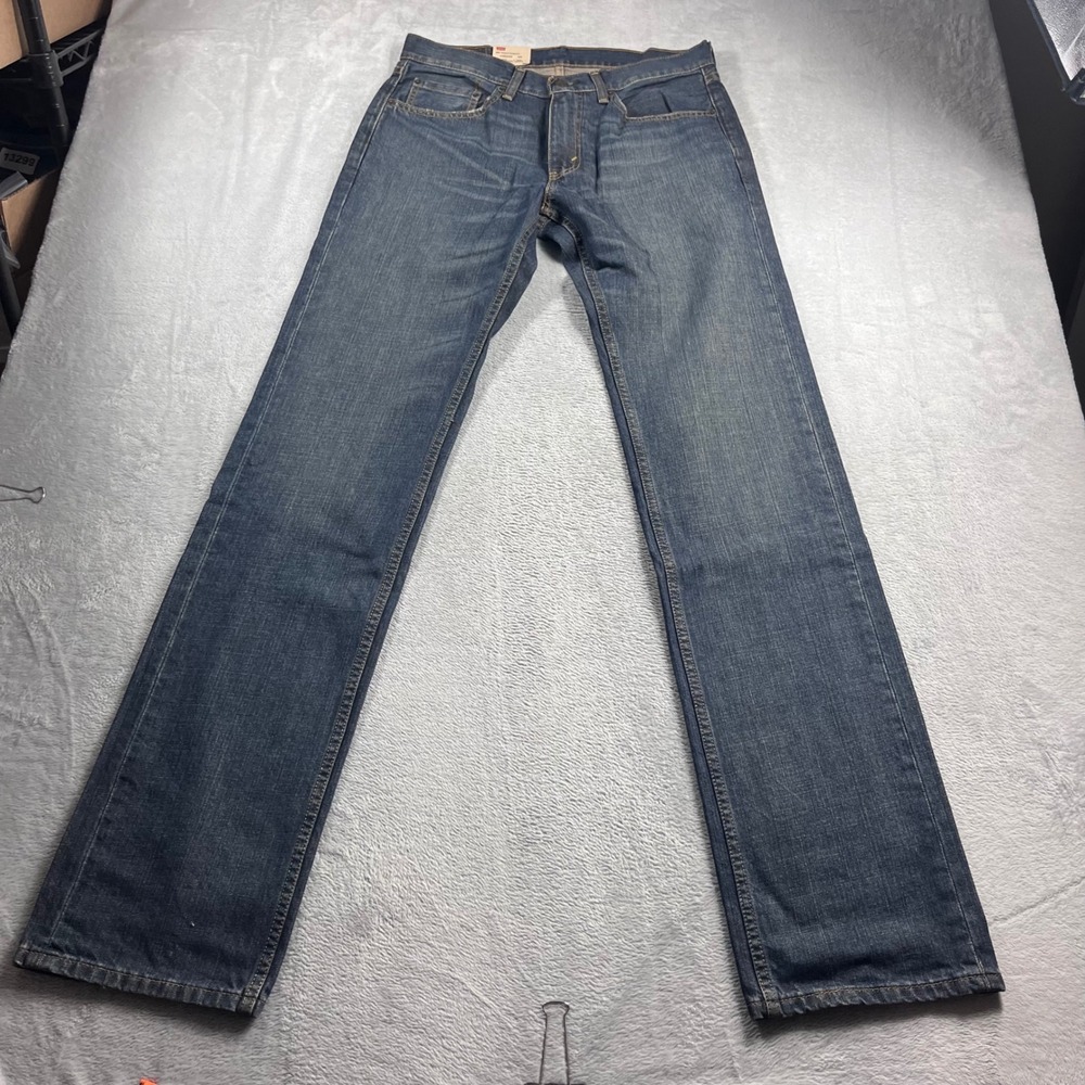 Levis 559 Relaxed Straight Fit Jeans Mens 38x32 Dark Wash Blue Denim 01559-2765